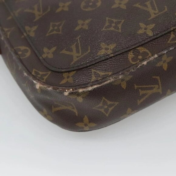LOUIS VUITTON Monogram Saint Cloud GM Shoulder Bag M51242 LV Auth 123875 - Picture 9 of 15